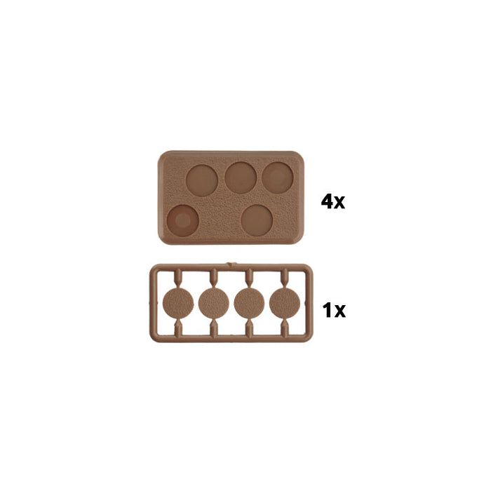 BBX54 6 pdr Anti-tank Platoon (Plastic)(x4 Guns Plastic)