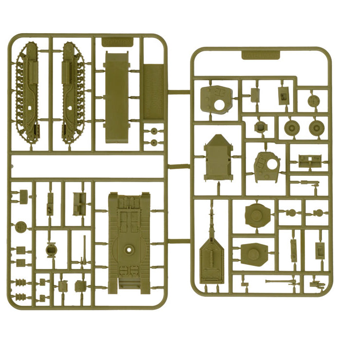 BBX56 Churchill Armoured Troop (Plastic)(x3 Tanks Plastic)