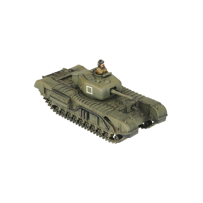 BBX56 Churchill Armoured Troop (Plastic)(x3 Tanks Plastic)