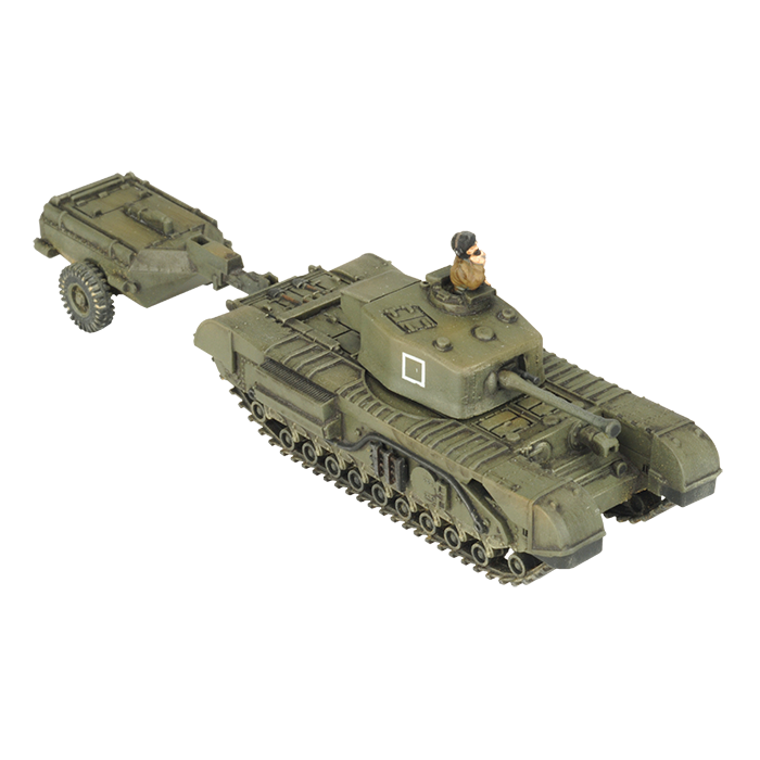 BBX56 Churchill Armoured Troop (Plastic)(x3 Tanks Plastic)