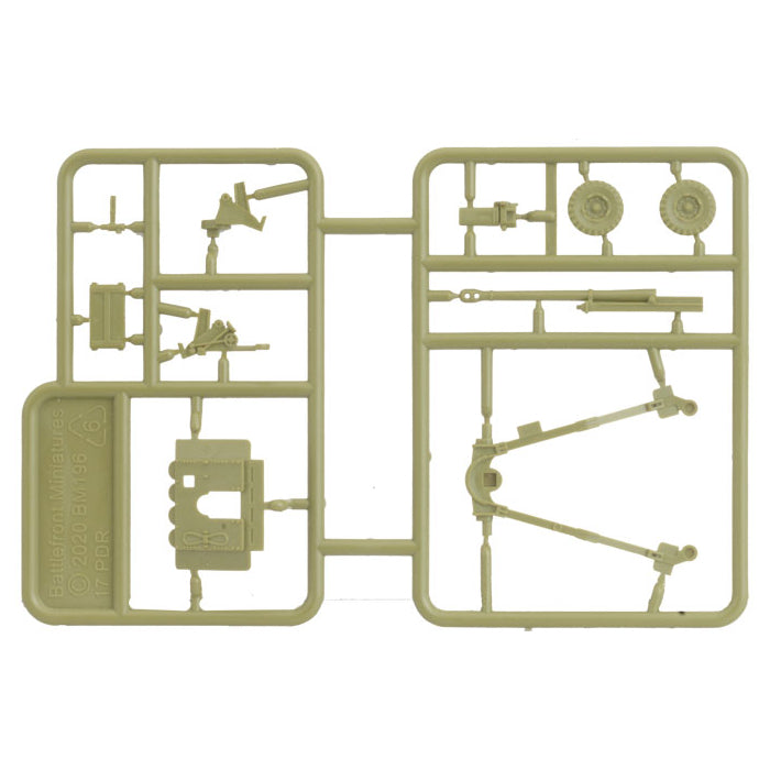BBX52 17 pdr Anti-tank Platoon (Plastic)(x4 Guns Plastic)
