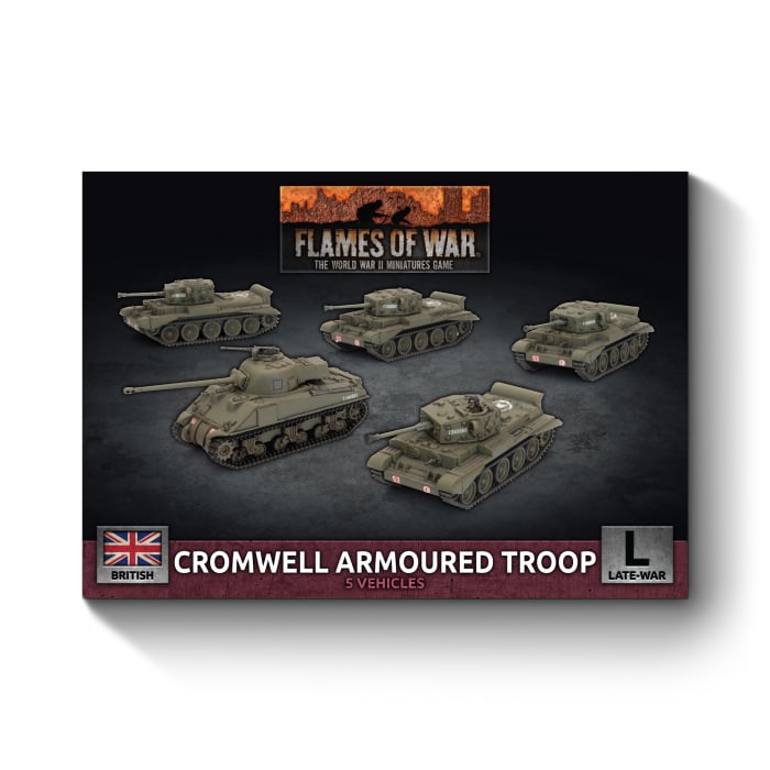 BBX57 Cromwell Armoured Troop (Plastic)(x5 Tanks Plastic)