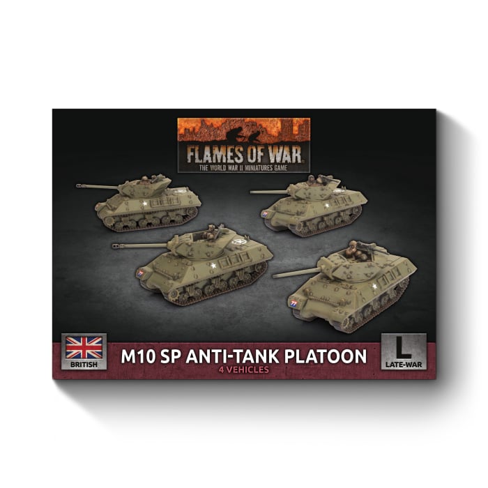 BBX62 M10 SP Anti-Tank Troop (Plastic)(x4 Tanks Plastic)