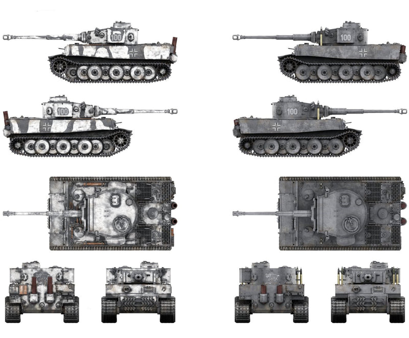 BDMTK7205 1/72 order Model Tiger I Initial