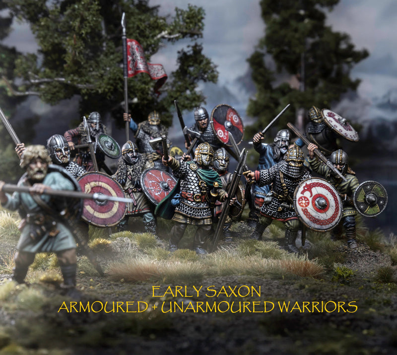 Early Saxon Unarmoured Warriors VXDA016