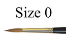 Da Vinci Watercolor series 10 Maestro Kolinsky Sable Brush Round, Short Handle, Size 0
