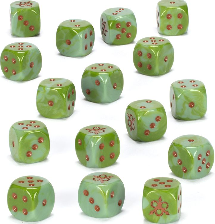 AGE OF SIGMAR : MAGGOTKIN OF NURGLE DICE