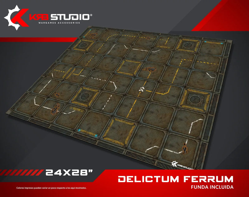 KRB Studio: Delictum Ferrum  Mat 24"x28"