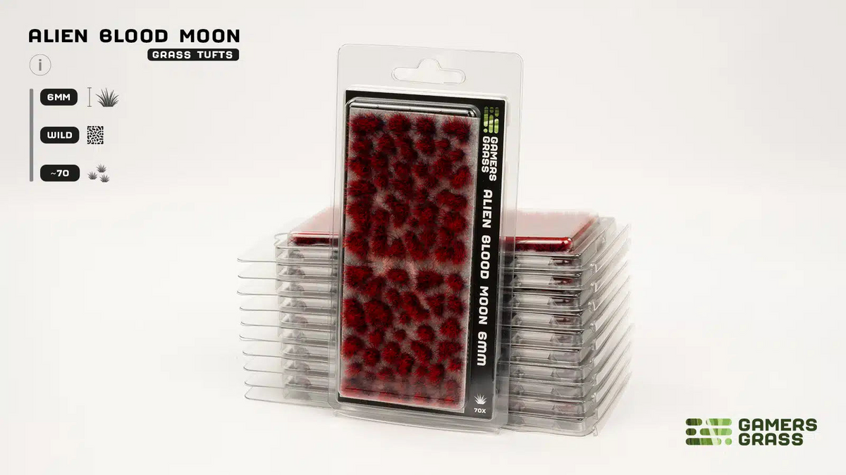 Gamers Grass: Alien Blood Moon 6mm Tuft- Wild GGA-BM