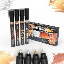 AK1300 Metallic Liquid Marker Set