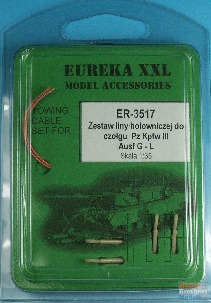 EURER3517 1:35 Eureka XXL Câble de remorquage - Panzer III Ausf G/H/J/L Sd.Kfz.141