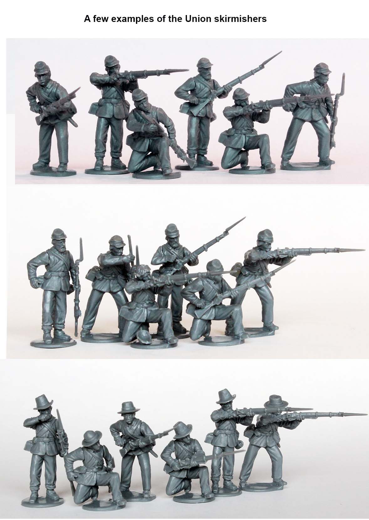 Perry Miniatures Abrigos de infantería en saco de la Unión de la Guerra Civil Americana 1861-1865 ACW120