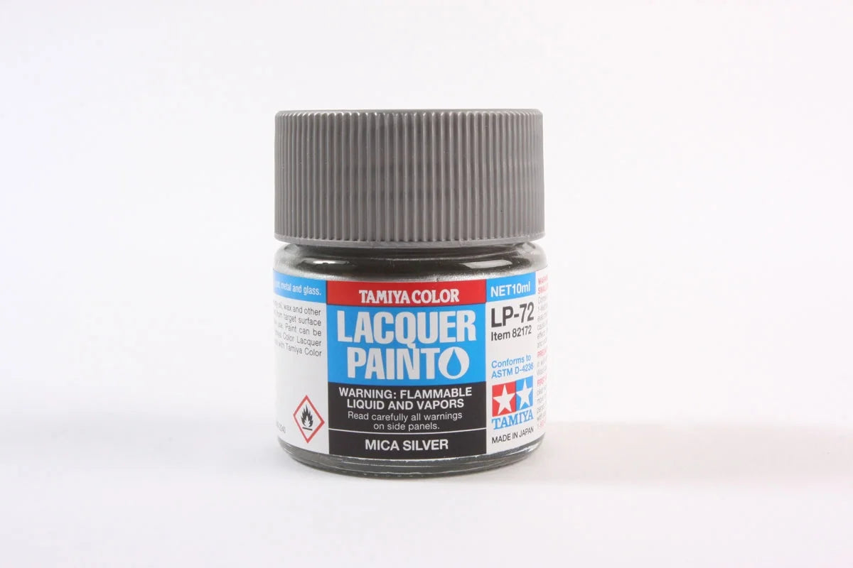 Tamiya Lacquer LP-72 MICA PLATA 10 ml