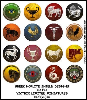 VICTRIX: Greek Hoplite shield designs 16