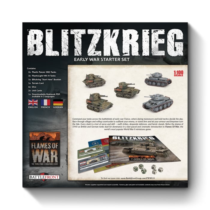 FWBX19  Blitzkrieg Boot Camp - Early War Mini Starter set