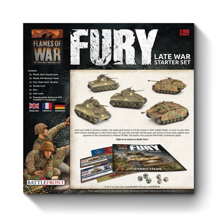 FWBX20 Fury Boot Camp - Mid & Late War Mini Starter set