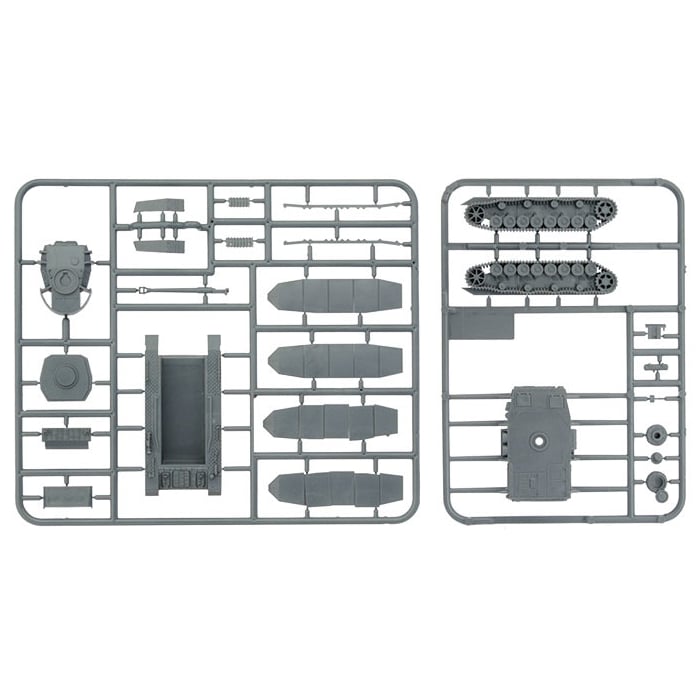 GBX142 Panzer IV Tank Platoon (Late War x5 Tanks Plastic)