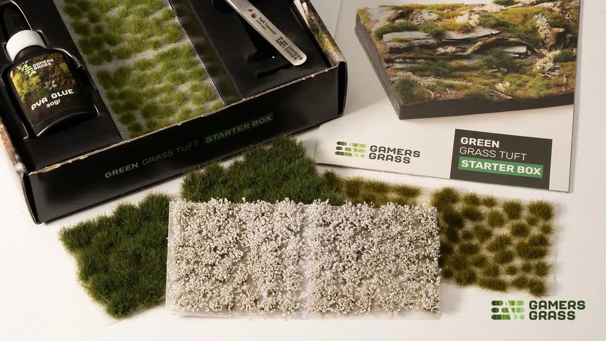 GGSB-G Grass Tuft Starter Box - Green