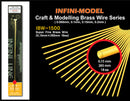 INFIBW1500 Infini Model Super Fine Brass Wire (0.15mmx265mm) 18pcs