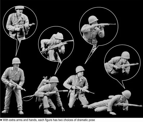 DML6272 1/35 Dragon USMC 2nd Division Tarawa 1943 (4 figure set) - GEN 2 Series