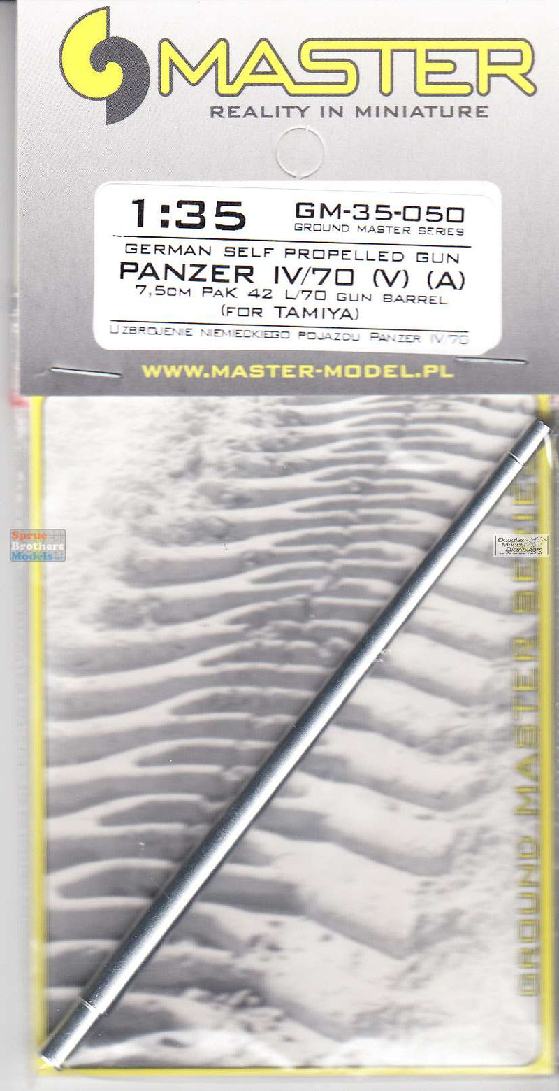 MASGM35050 Master Model Gun Barrel Set- Pamzer IV/70(V)(A) 7.5cm Pak 42 L/70 (TAM Kit)