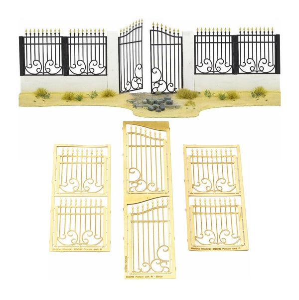 Matho 1/35 Metal Fence A - big set with gate