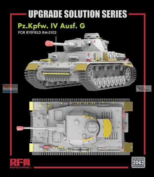 1/35 Rye Field Model Panzer Pz. Kppfw.IV Ausf.G Upgrade Set