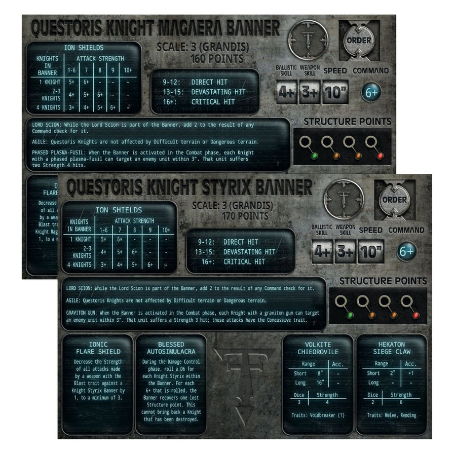 Mechanicum: Knights Magaera Styrix - WH The Horus Heresy: Legions Imperialis