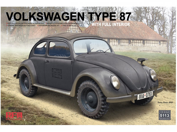 Rye Field Model - Volkswagen Type 87 with Full interior