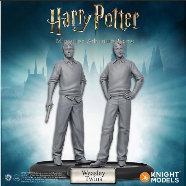 Harry Potter Hpmag07 Weasley Twins (pack) Knight Models Miniatures Game Wizards