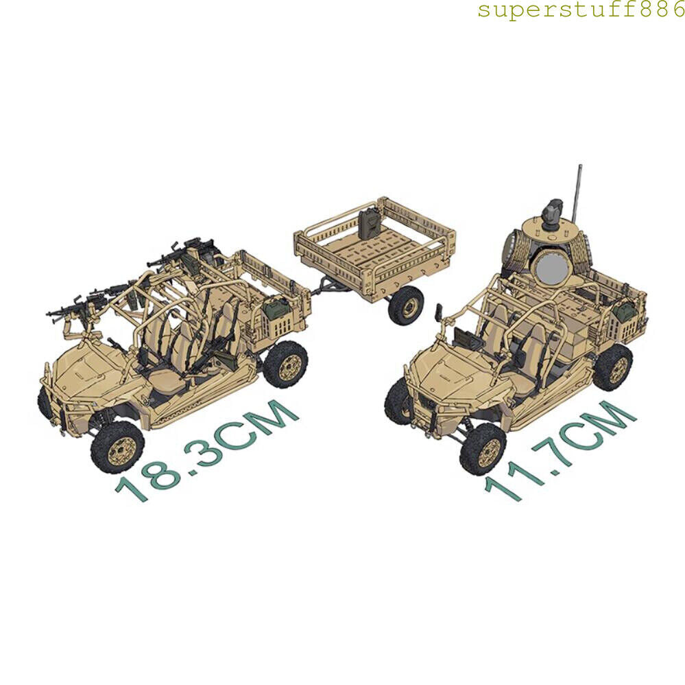 1/35 Magic Factory MRZR D4 Ultralight Tactical All-Terrain vehicle dual combo (2 kits)