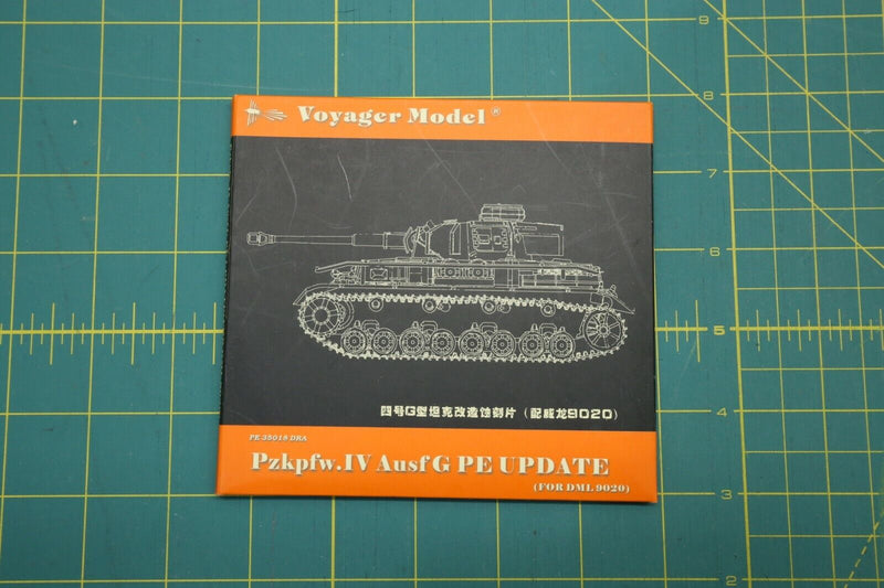 Modèle Voyager Pzkpfw.IV Ausf G PE mise à jour n° PE35018 1:35