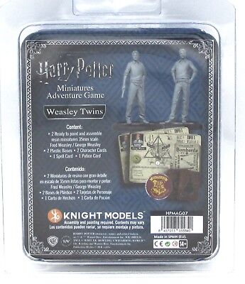 Harry Potter Hpmag07 Weasley Twins (pack) Knight Models Miniatures Game Wizards