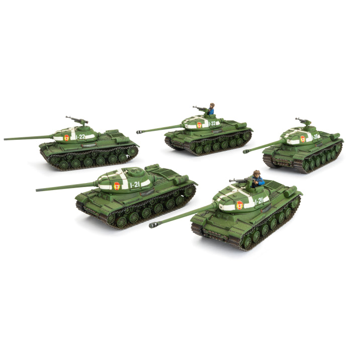 SBX62 IS-2 Guards Heavy Tank Company (Late War x5 Tanks Plastic)