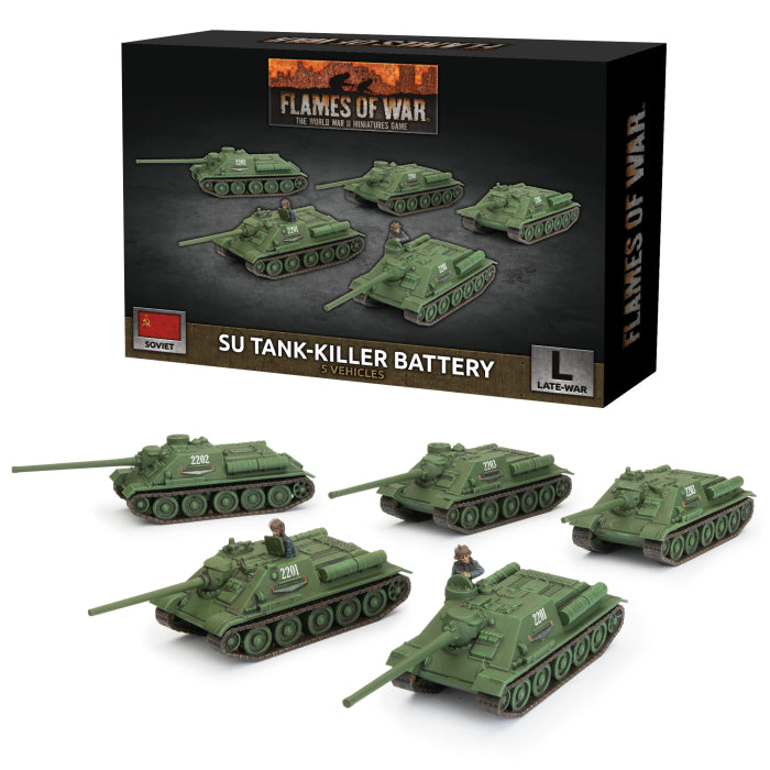 SBX64 SU Tank-Killer Battery (Late War x5 Tanks Plastic)