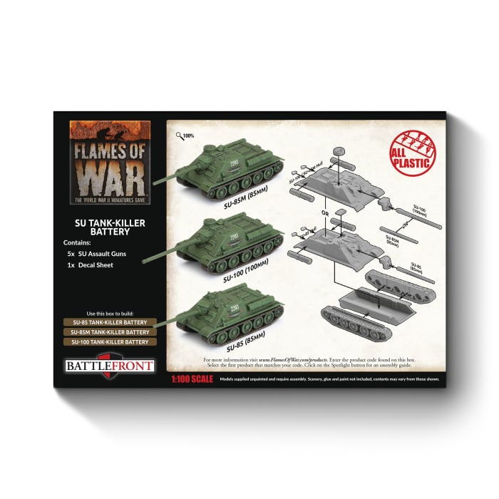SBX64 SU Tank-Killer Battery (Late War x5 Tanks Plastic)