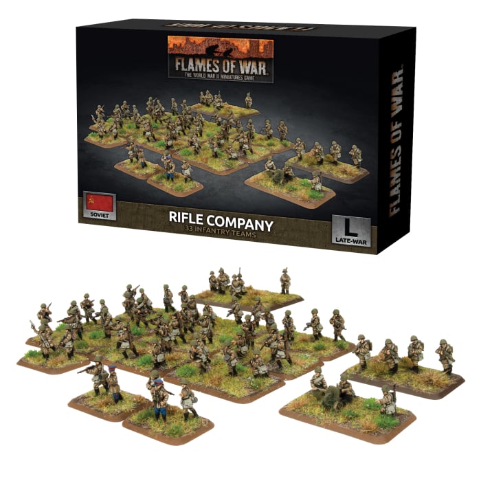 SBX79 Rifle Company (Late War x132 Figures Plastic)