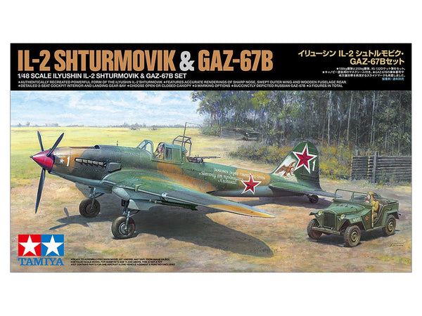 TAM 25212 TAMIYA 1/48 IL-2 Shturmovik GAZ 67B