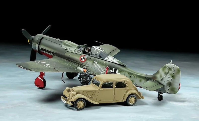 TAM 25213 TAMIYA 1/48 Fw190 D-9 JV44 / CITROEN 11CV