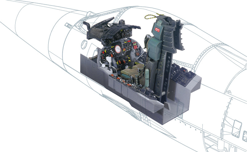 ITALERI 1:12 F-104G STARFIGHTER COCKPIT