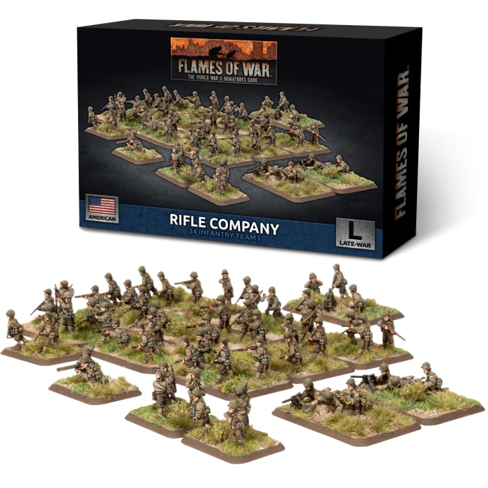 UBX68  Rifle Company (Late War x116 Figures Plastic)