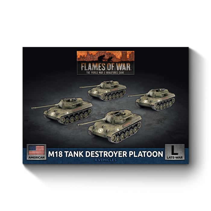 UBX93 M18 Hellcat (76mm) Tank Destroyer Platoon (x4 Plastic)