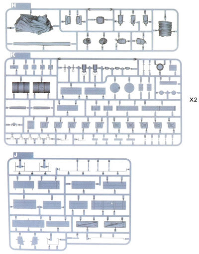 Takom 8018 1/35 Stug III Storage & Equipment set