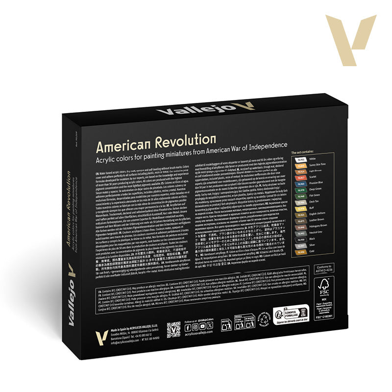 70.259 MODEL COLOR SET: AMERICAN REVOLUTION