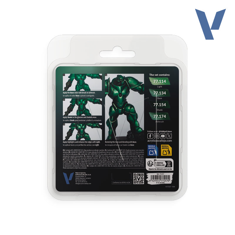 77.257 Set Verde Sombrío