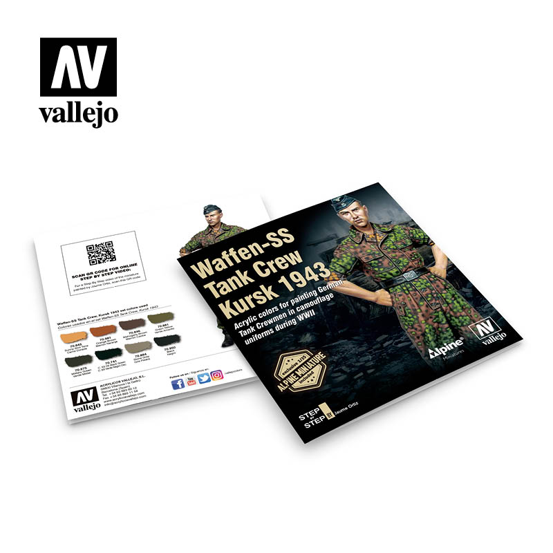 70.249 MODEL COLOR SET: ALPINE WAFFEN-SS TANK CRE, KURSK 1943