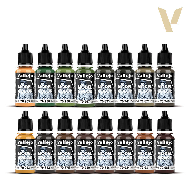 70.261 MODEL COLOR SET: GERMAN CAMOUFLAGE UNIFORMS WWII