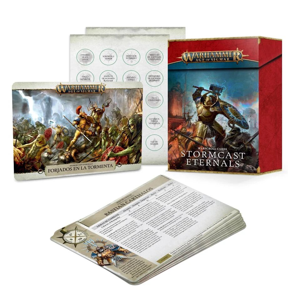 Warscroll Cards: Stormcast Eternals (ESP)