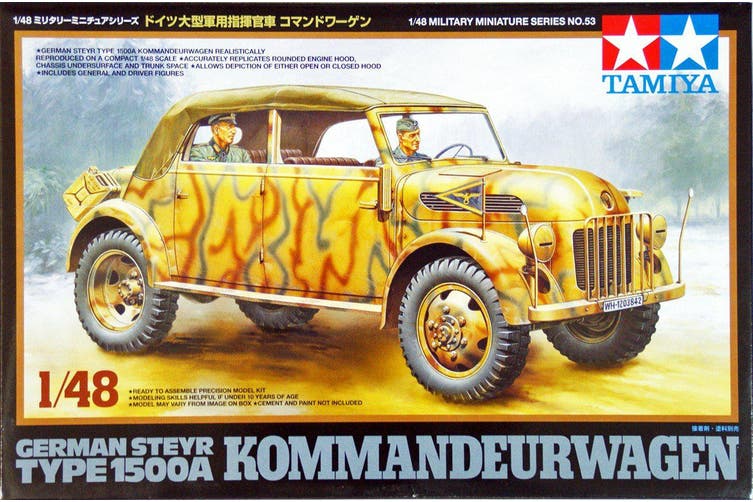 German Steyr 1500 Kommandeurwagen 1/48