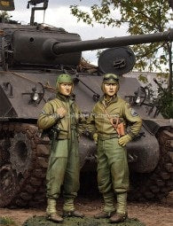 Alpine 1/35 US 3ème Division Blindée (2 fig)